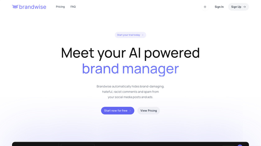 Brandwise Landing Page