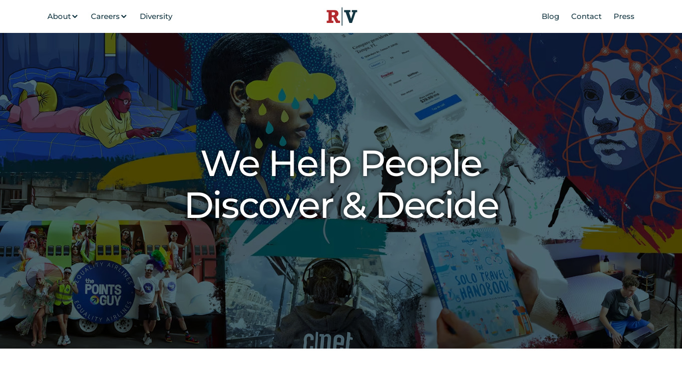 Red Ventures Landing page