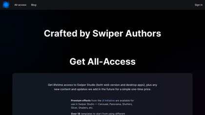 Swiper Studio screenshot