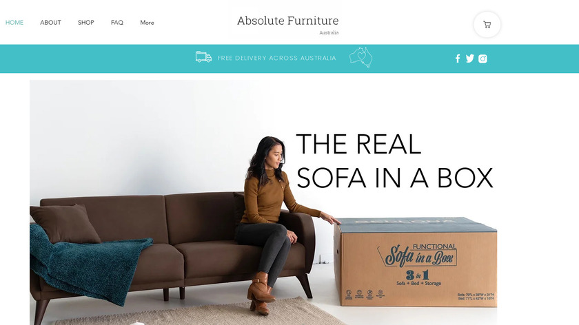 Absolute Furniture Landing Page