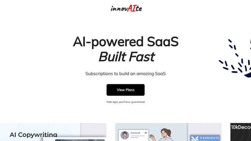 Innovaite Landing Page