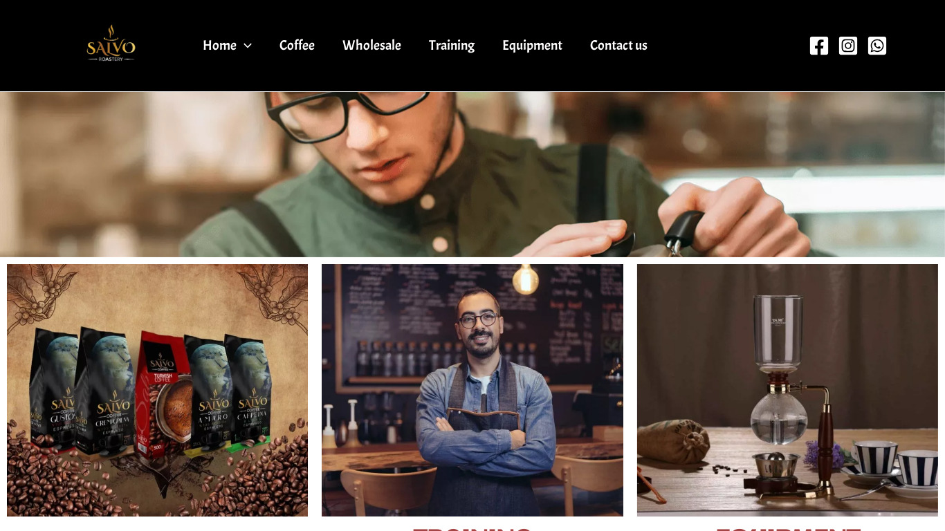 Arabica Coffee Beans Landing page