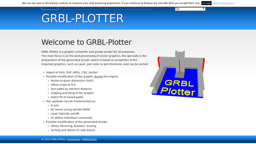 GRBL- Plotter Landing Page