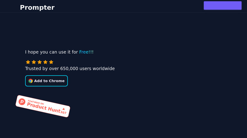Promptify Landing Page