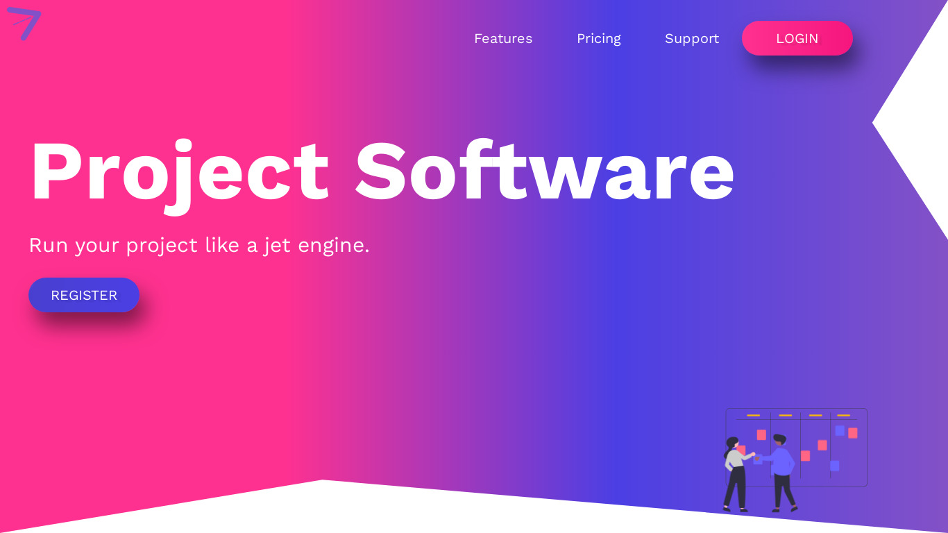 Projetify Landing page