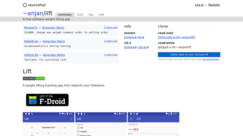 Lift Landing Page