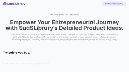 SaaS Library —Empower Your Journey image