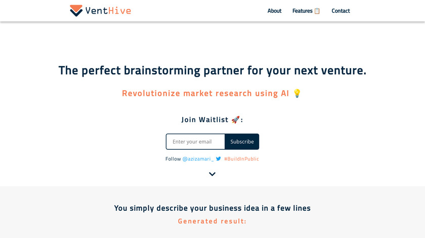 VentHive Landing Page