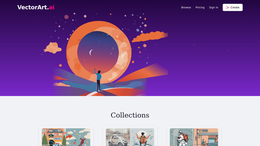 VectorArt.ai Landing Page