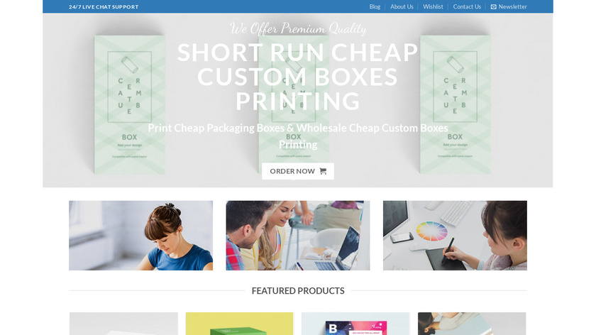 Your Custom Boxes Landing Page