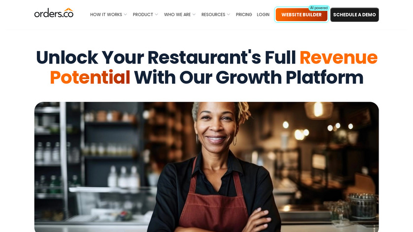 Orders.co Landing Page