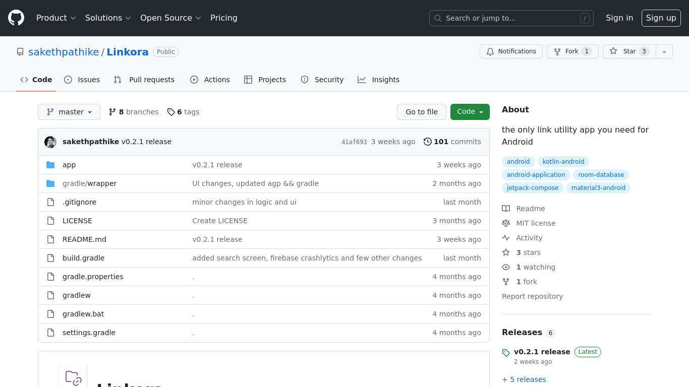 Linkora Landing page