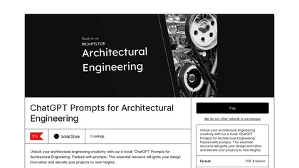 ChatGPT Prompts Architectural Engineers image