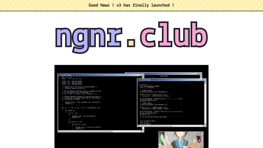 ngnr.club Landing Page