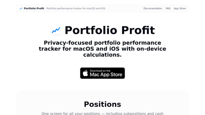 Profit: Portfolio Performance Tracker image