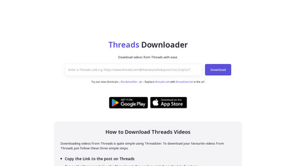 Threads Video Downloader - Shortcut image