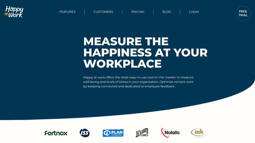 Happy at Work Landing Page