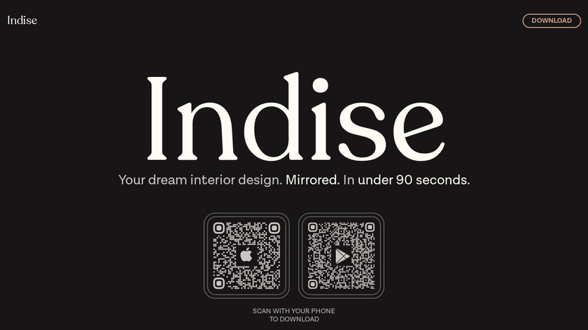 Indise Landing Page