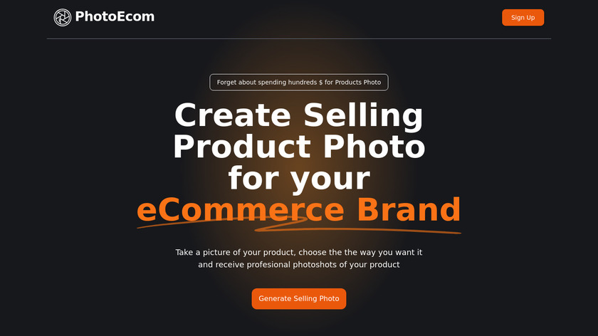 PhotoEcom - eCommerce Product Photo Landing Page