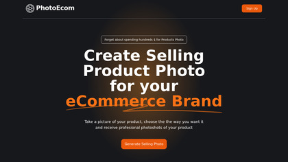 PhotoEcom - eCommerce Product Photo screenshot