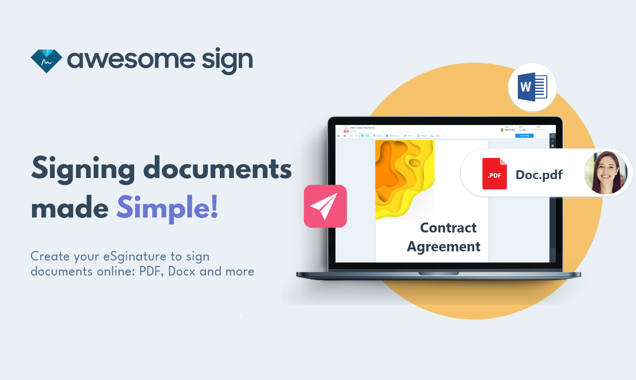 Awesome Sign Landing page