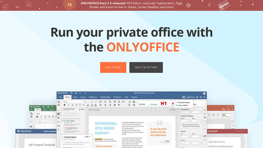 The ONLYOFFICE Landing Page