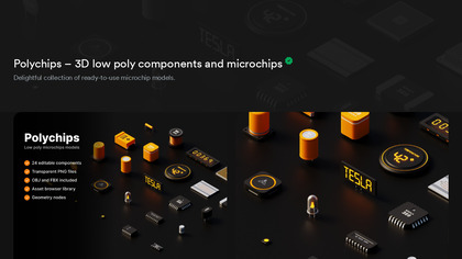 Polychips v2 - 3D microchips image