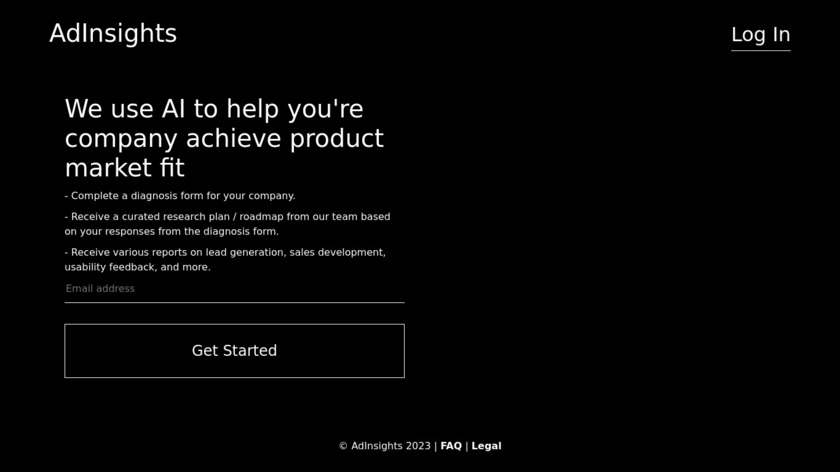 AdInsights.ai Landing Page