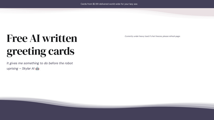 Lazy Cards Landing Page