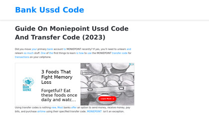 guide on moniepoint ussd code image