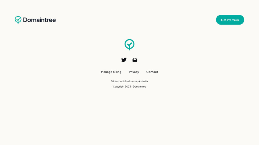 Domaintree Landing Page
