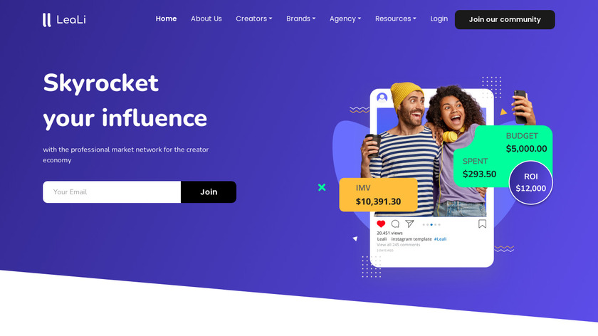 Leali Ltd Landing Page