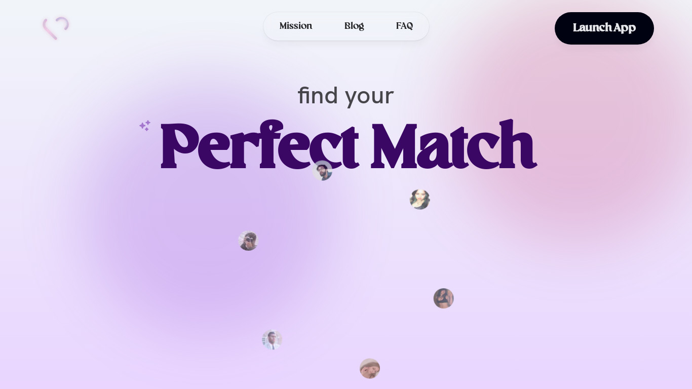Dates.ai Landing page