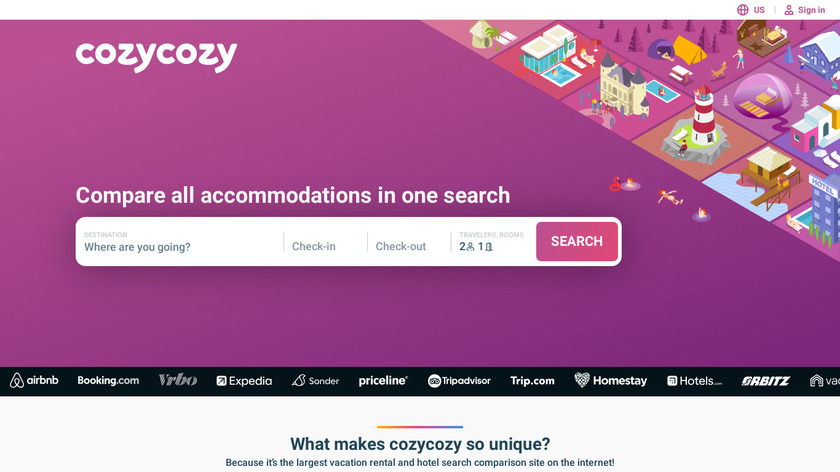 Cozycozy.com Landing Page