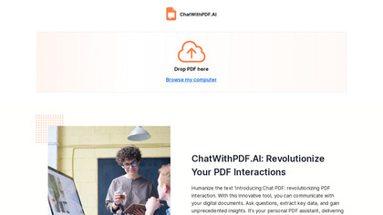 Chat with PDF screenshot