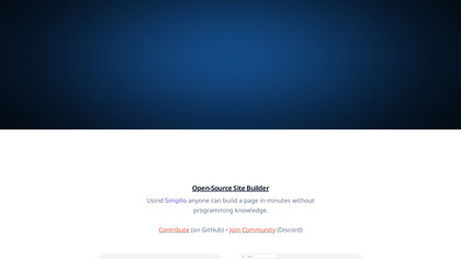 Free & Open-Source WebSite Builder image