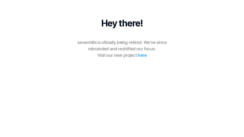 sevenhills.media Landing Page