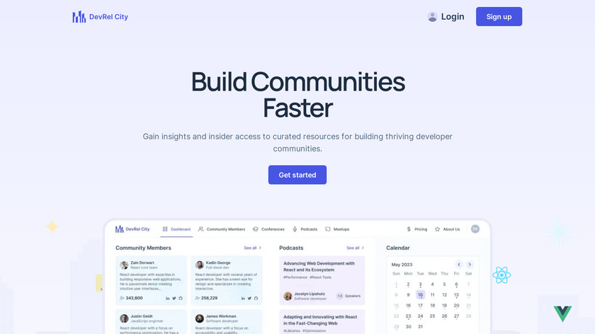 DevRel CIty Landing Page