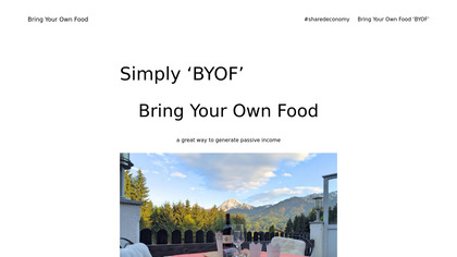 Bring Your Own Food image