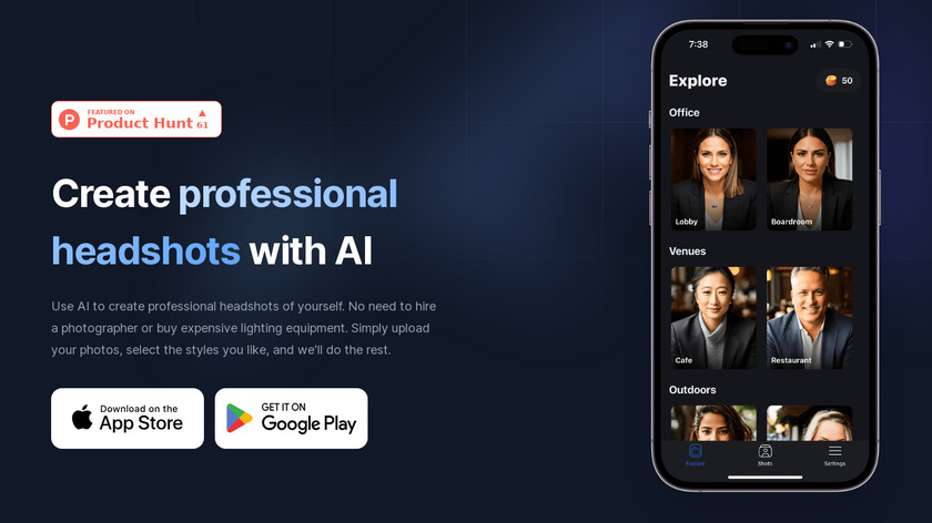 ProShots Landing Page