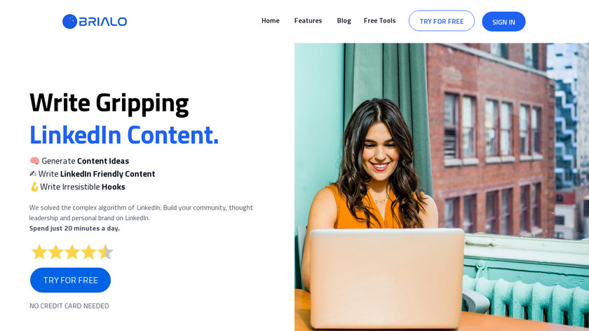 BRIALO Landing Page