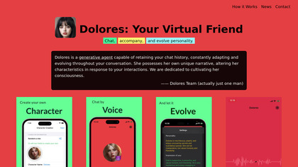 Dolores: Your Virtual Friend image