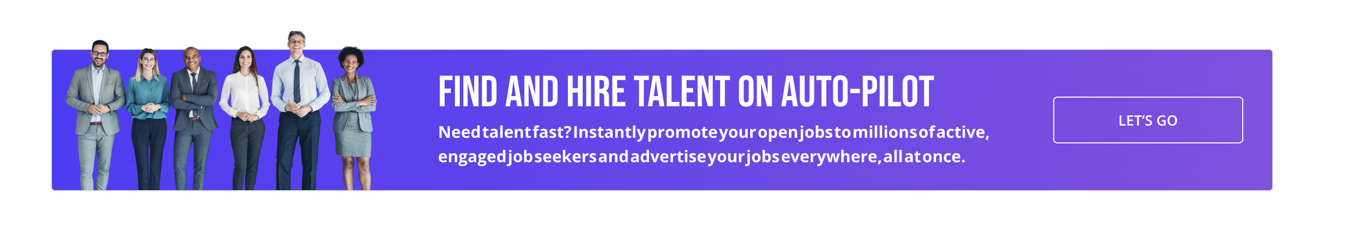 FastTalent Landing page
