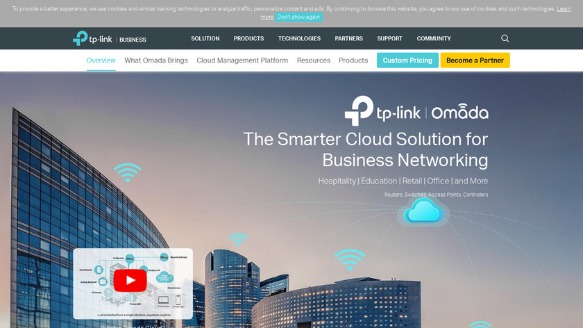 tp-link Omada Landing Page