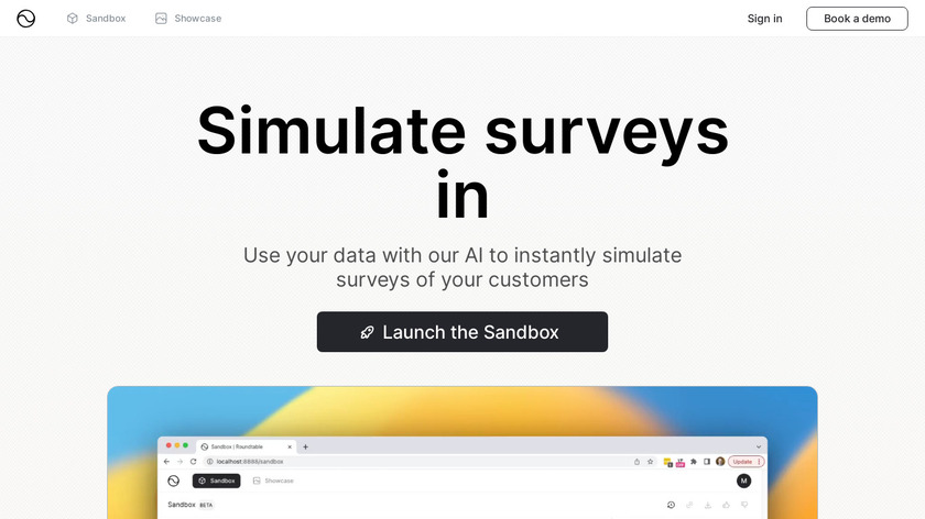 Roundtable.ai Landing Page