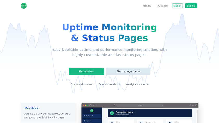 UptimeSystem.io Landing Page