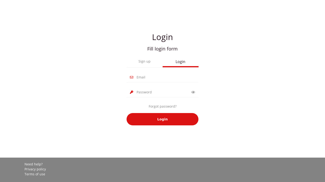 MakerFit Landing page
