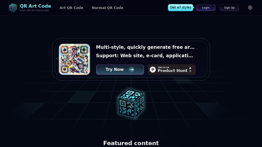 QR Art Code Landing Page