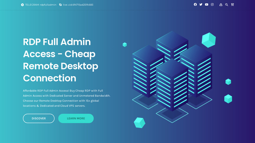 RDP Full Admin Landing Page