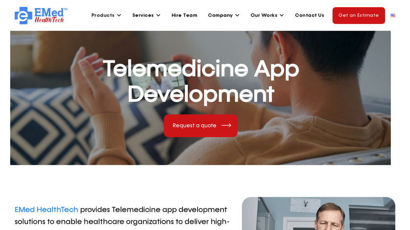 EMed Healthtech Landing Page